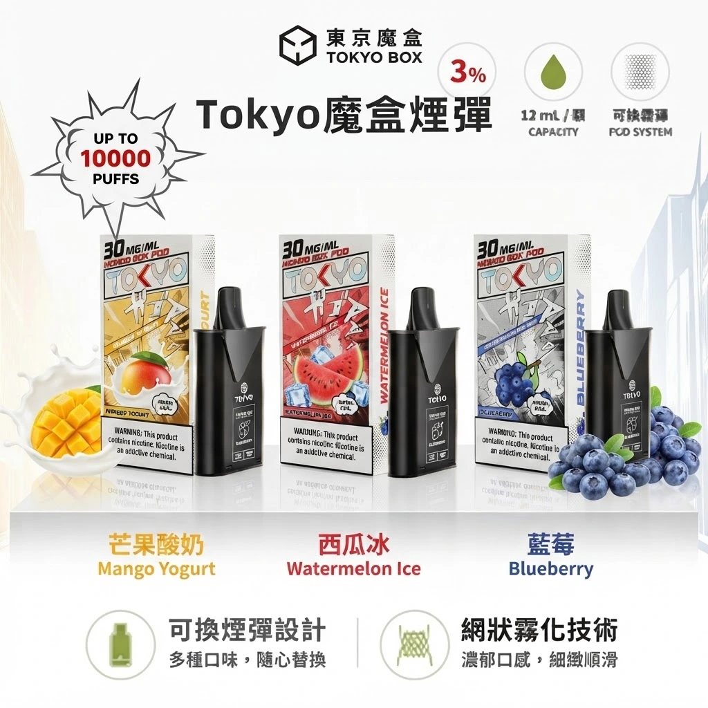 Tokyo Mohoo Box 東京魔盒煙彈與主機正品現貨